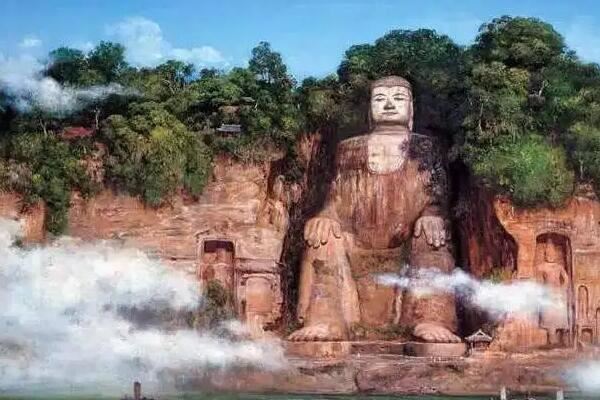 2020乐山大佛再次闭眼是真是假